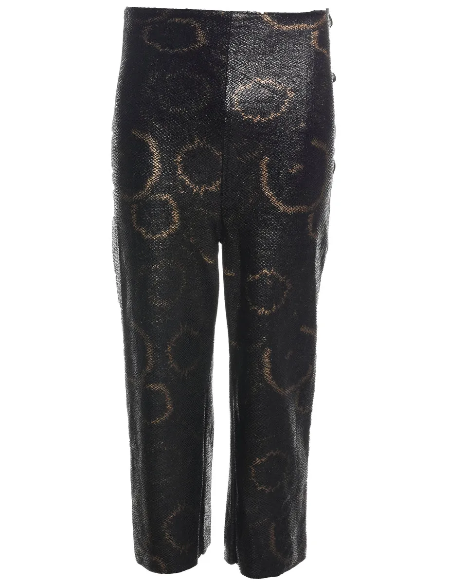 Animal Print Trousers - W25 L22