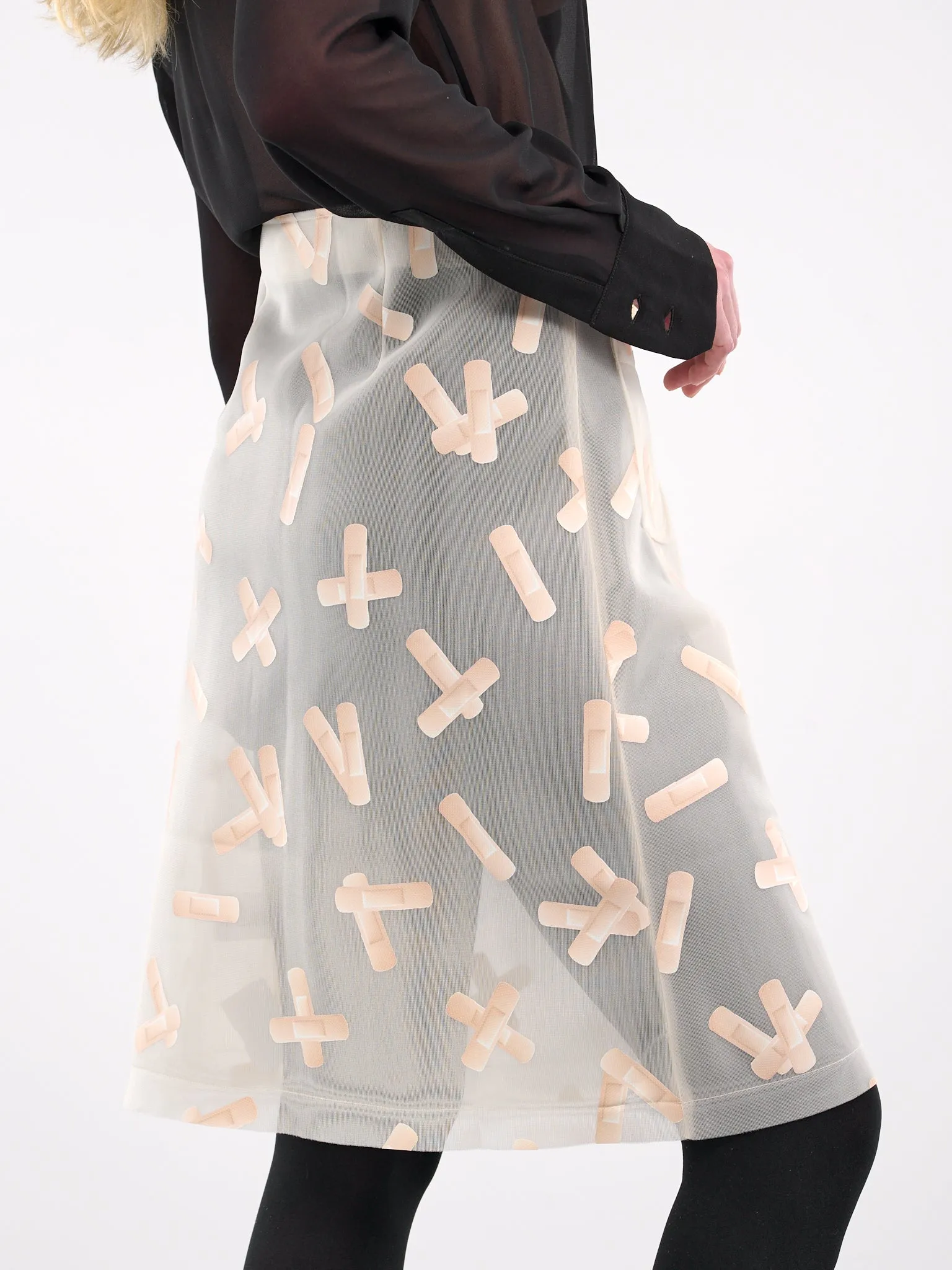 Bandaid Skirt (0008-BANDAID-ECRU)