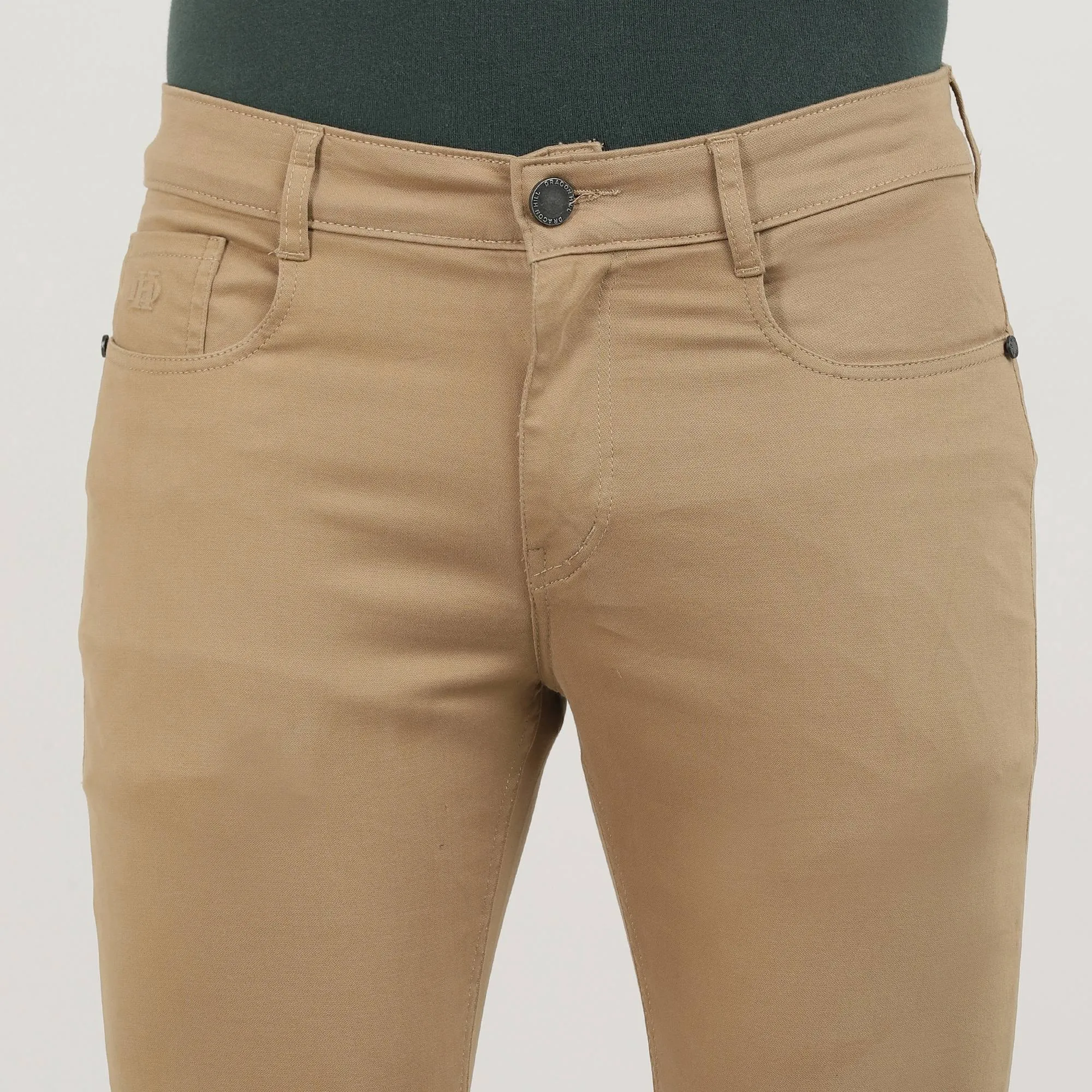 British Khaki-Slim Tapered-Cotton-Stretch-Jeans