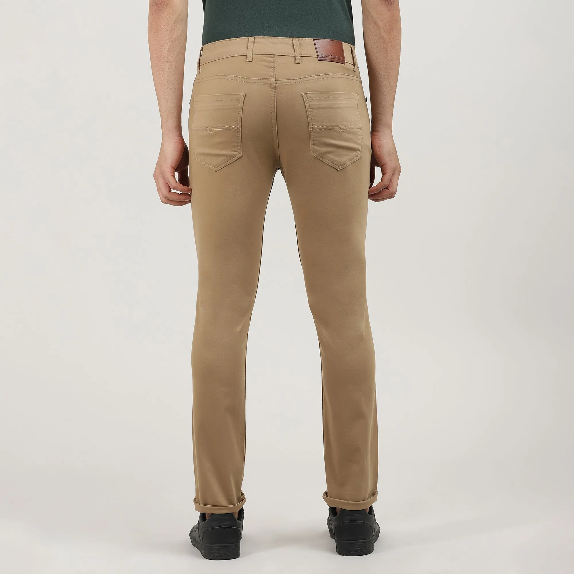 British Khaki-Slim Tapered-Cotton-Stretch-Jeans