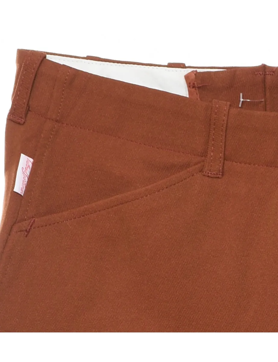 Brown Made In The USA Riding Trousers - W26 L24