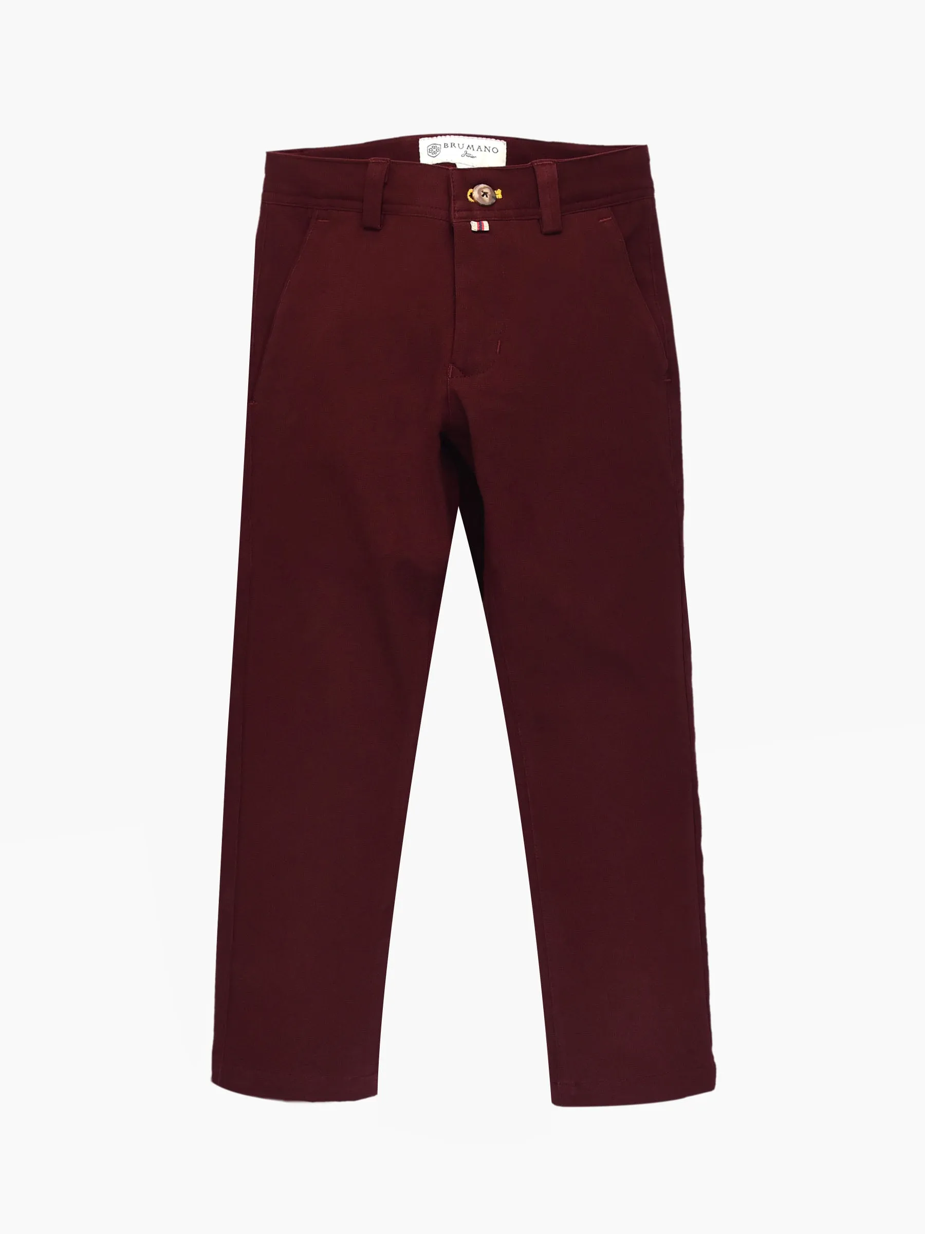 Burgundy Casual Trouser