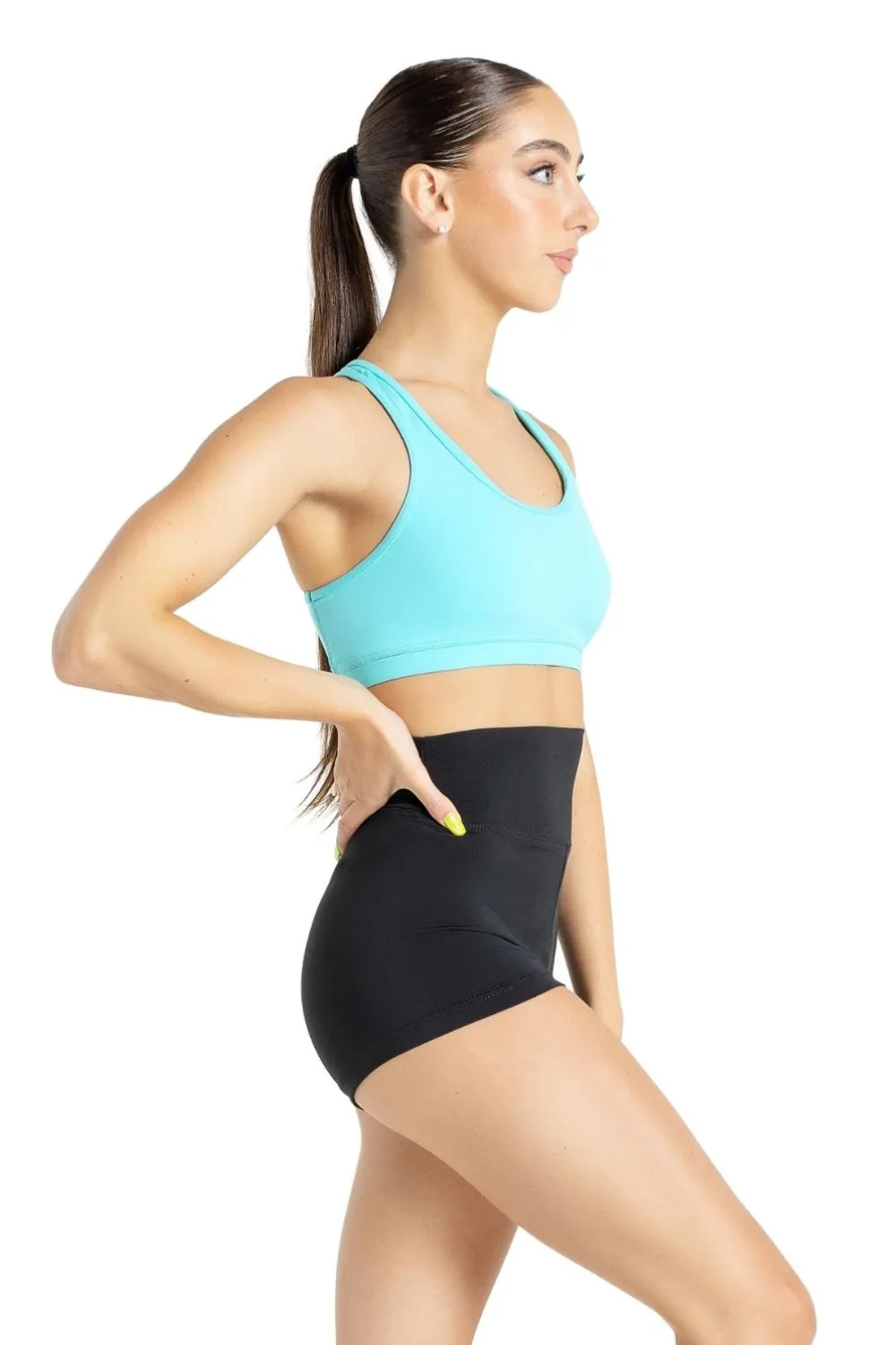 CAPEZIO TB131 HIGH WAISTED SHORTS