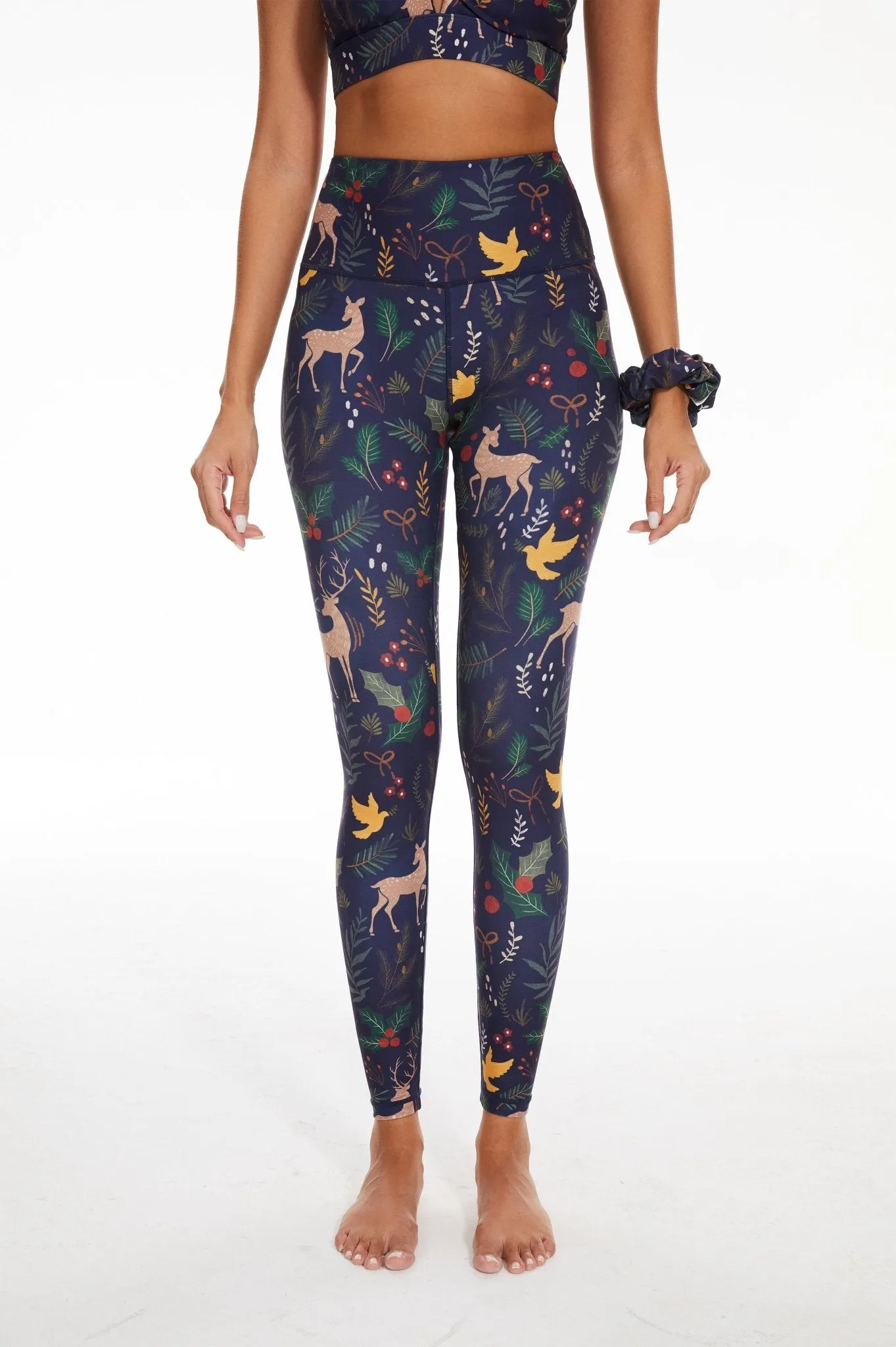 Christmas Feast High-waisted Leggings