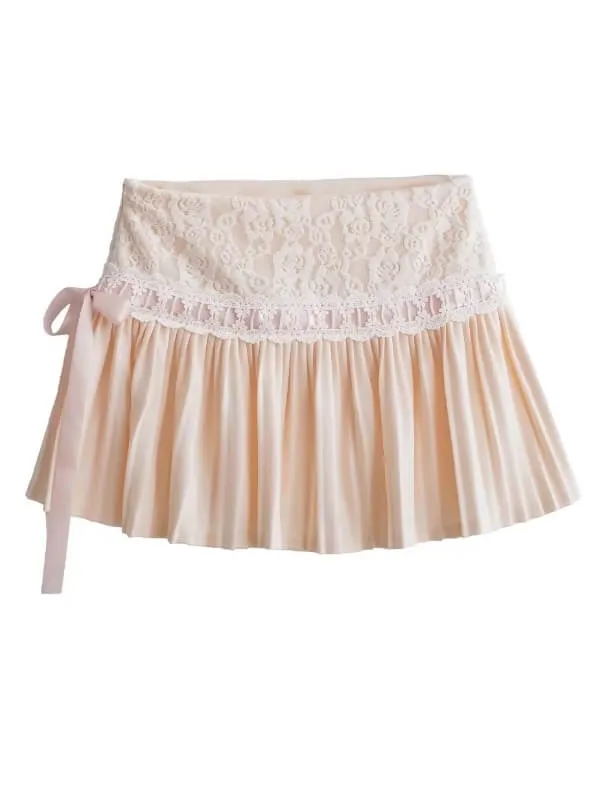 Coquette doll ribbon skirt