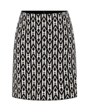 Dea-MG Jacquard Monogram Short Skirt