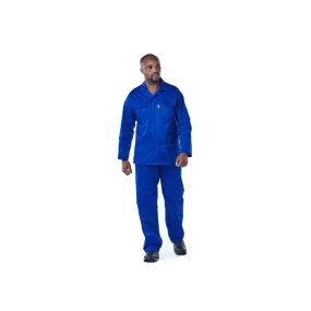 DROMEX EXECUFIT POLYCOTTON CONTI PANTS COLOUR-ROYAL SIZE 28