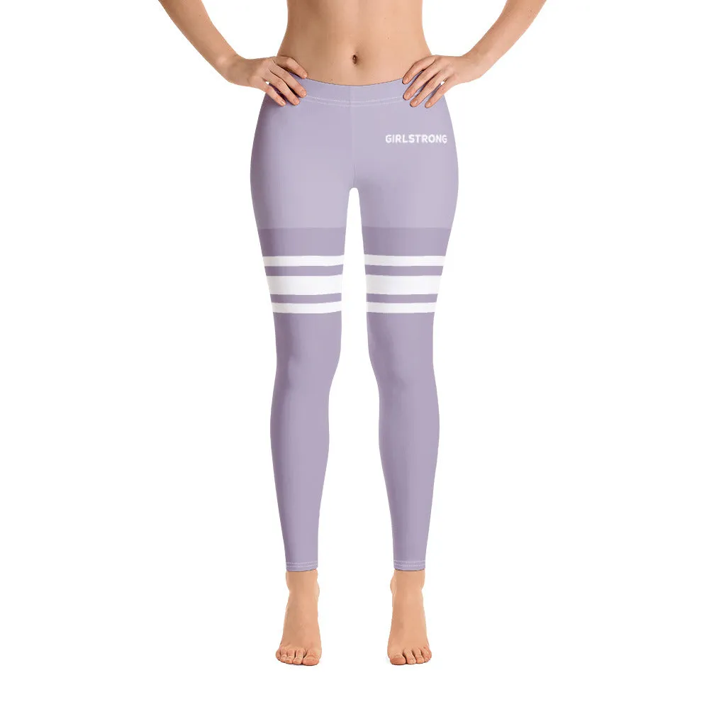 ELEVATED ESSENTIALS, SLIM AND SCULPT LEGGING THIGH HIGH PURPLE