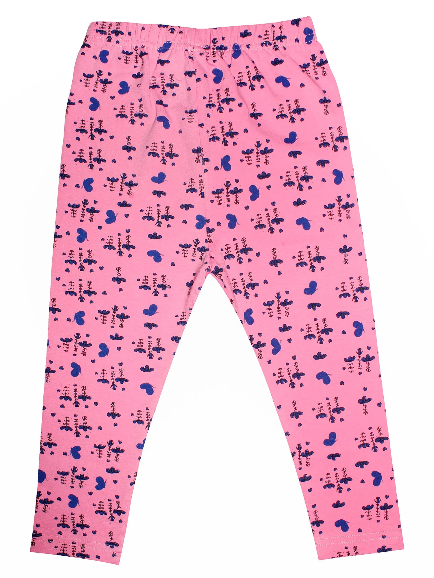 Girls Capri Legging with Tape pattern- Pack Of 2