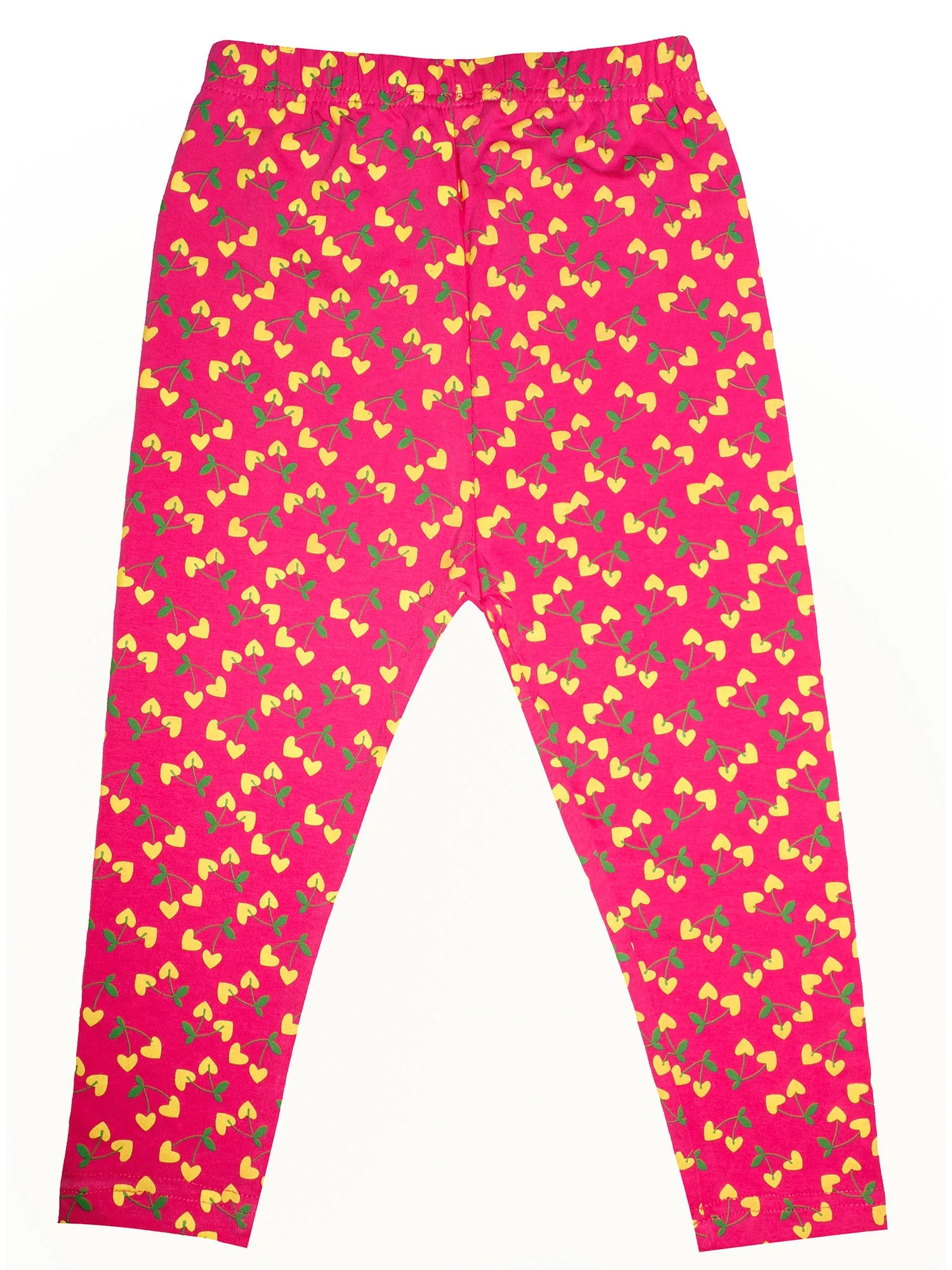 Girls Capri Legging with Tape pattern- Pack Of 2