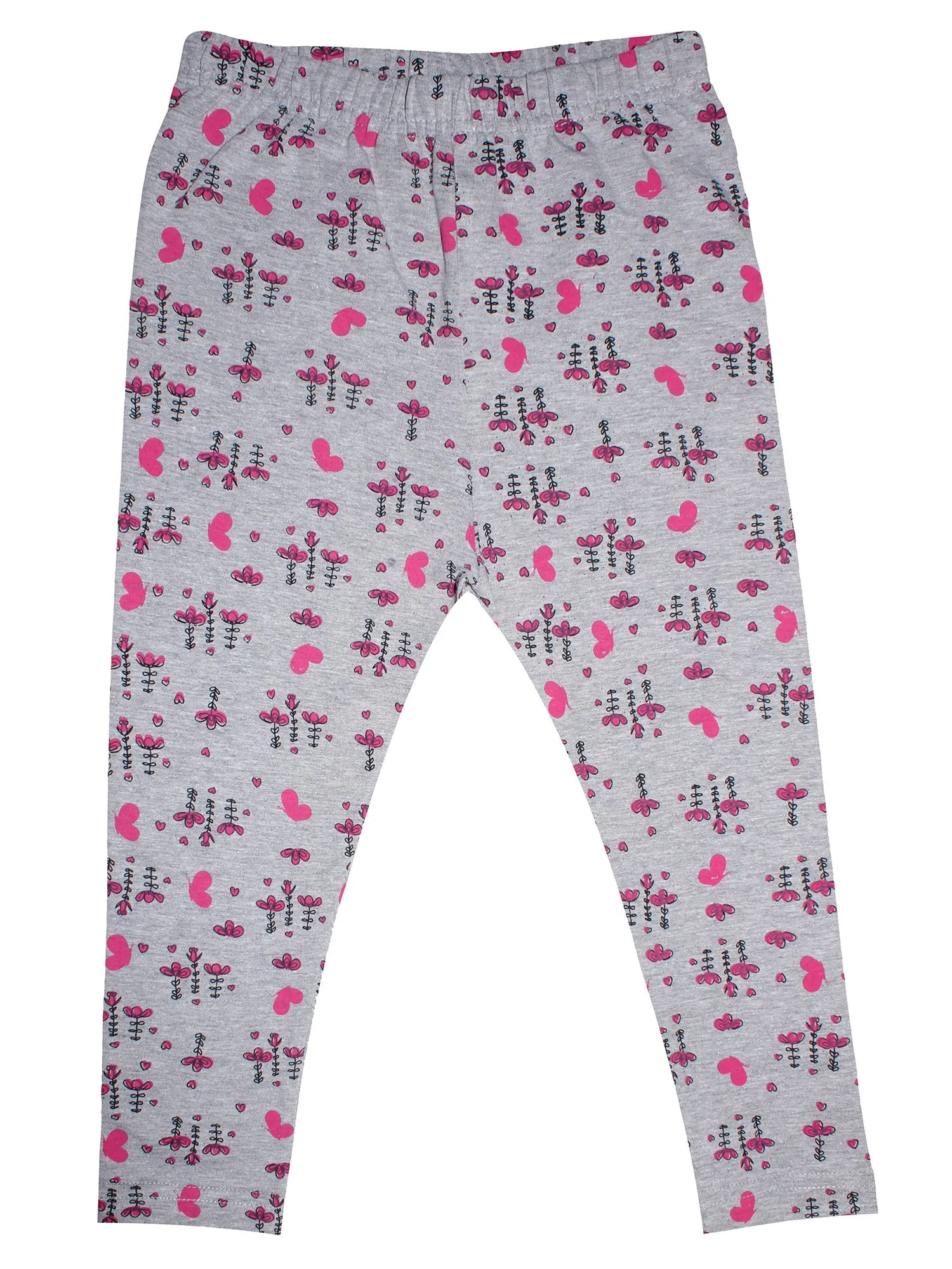 Girls Capri Legging with Tape pattern- Pack Of 2