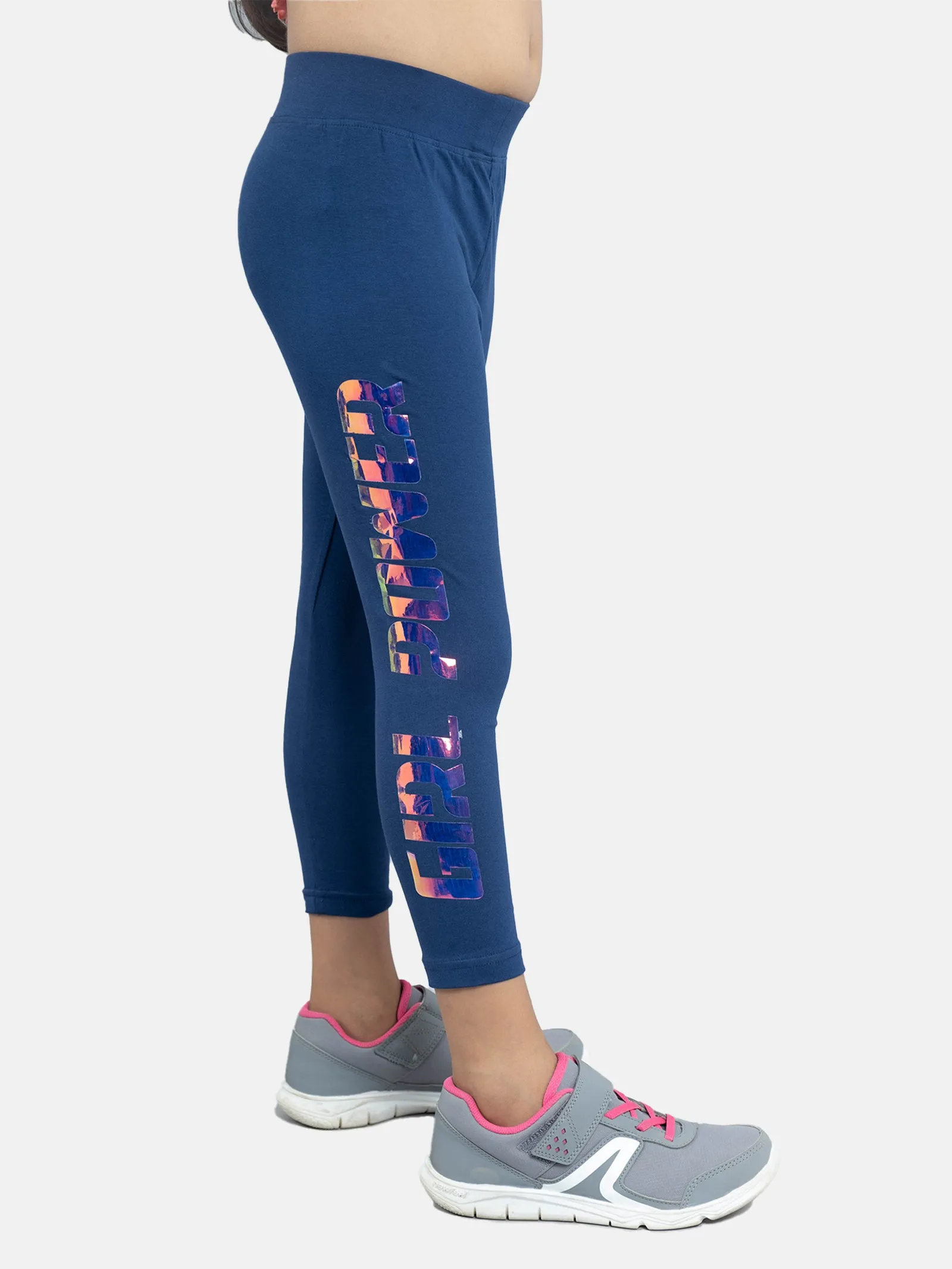 Girls Printed Capri Legging