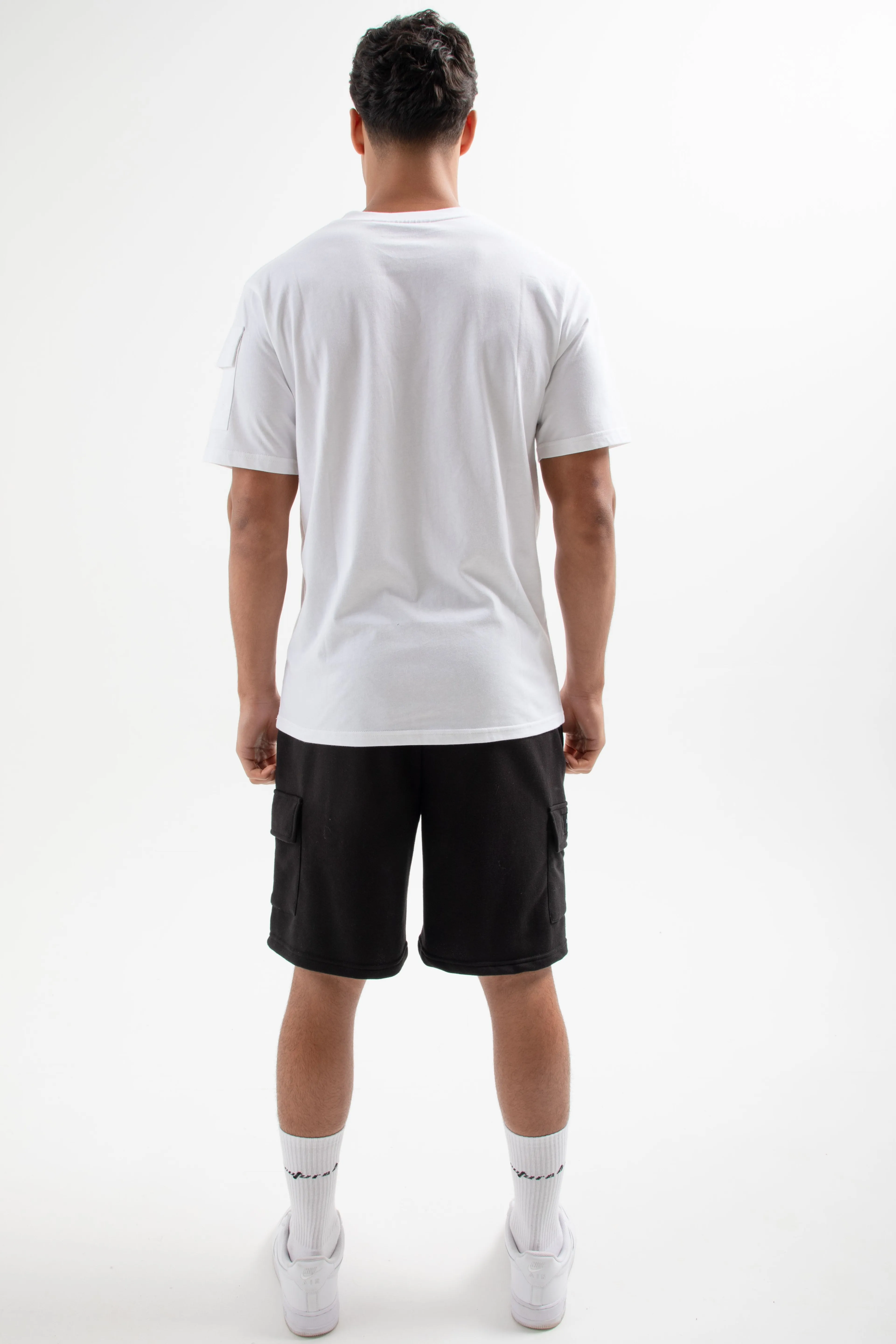 Hampden T-Shirt & Short Set - White/Black