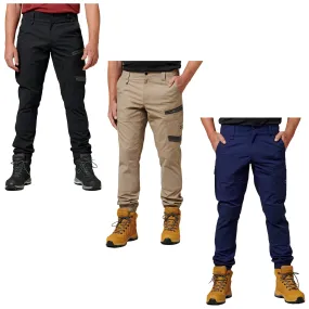 Hard Yakka Mens Raptor Active Cuffed Work Trousers