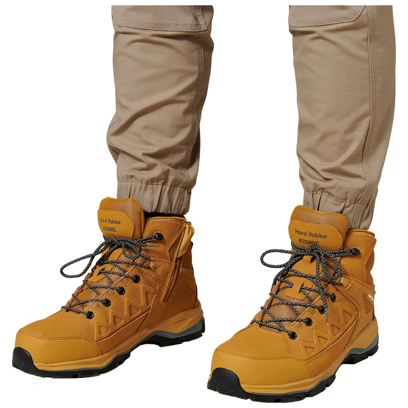 Hard Yakka Mens Raptor Active Cuffed Work Trousers