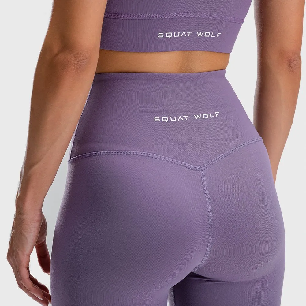 Hera High-Waisted Leggings - Purple