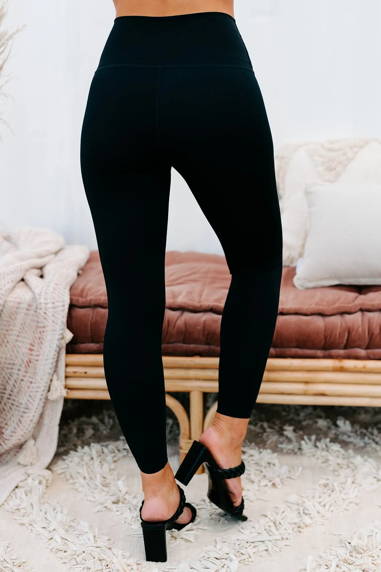 High Energy High Waisted Leggings (Black)