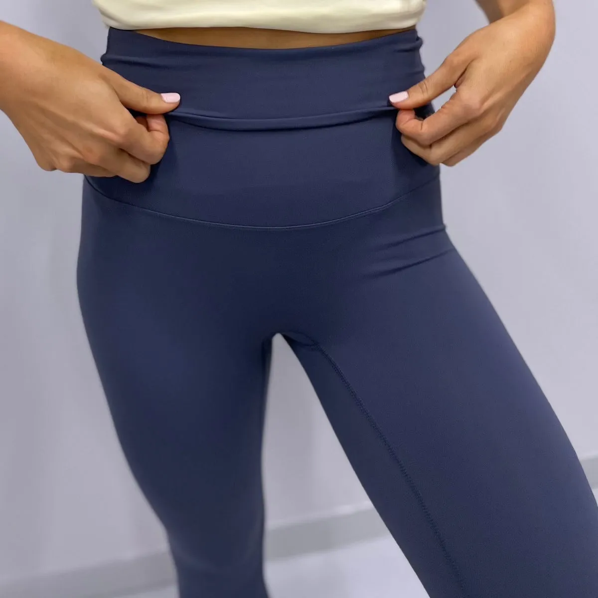 High-Waisted Leggings | Navy