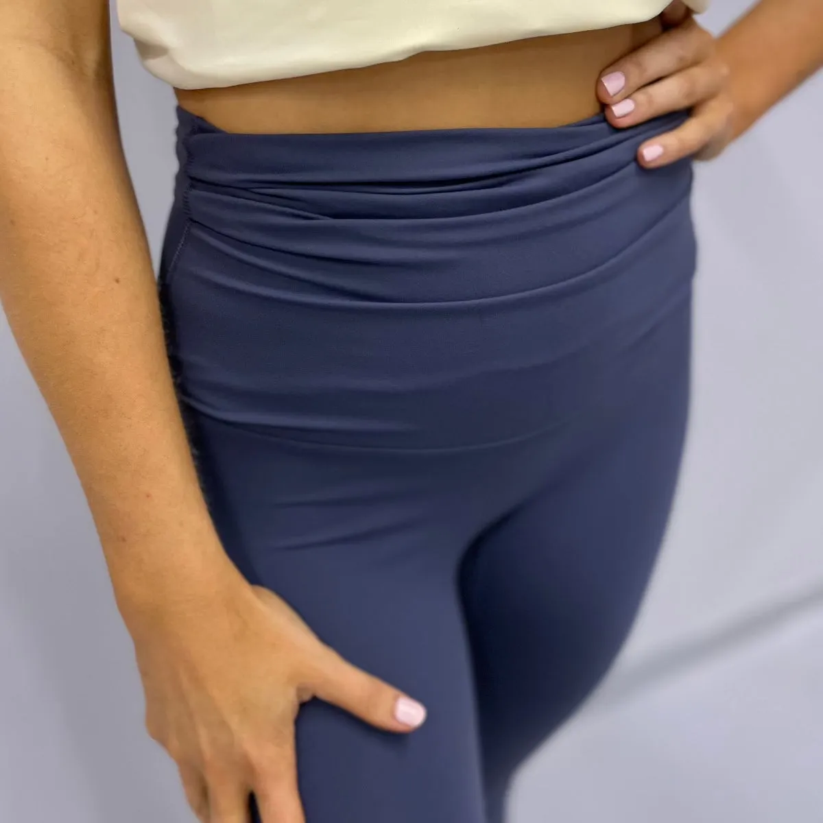 High-Waisted Leggings | Navy