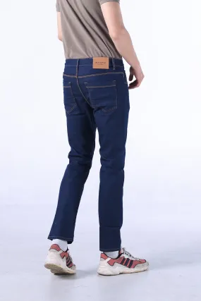 Jack Russel - Men Jeans - Handwerk J-800 Slim Fit Mid Blue / Coating Gloss