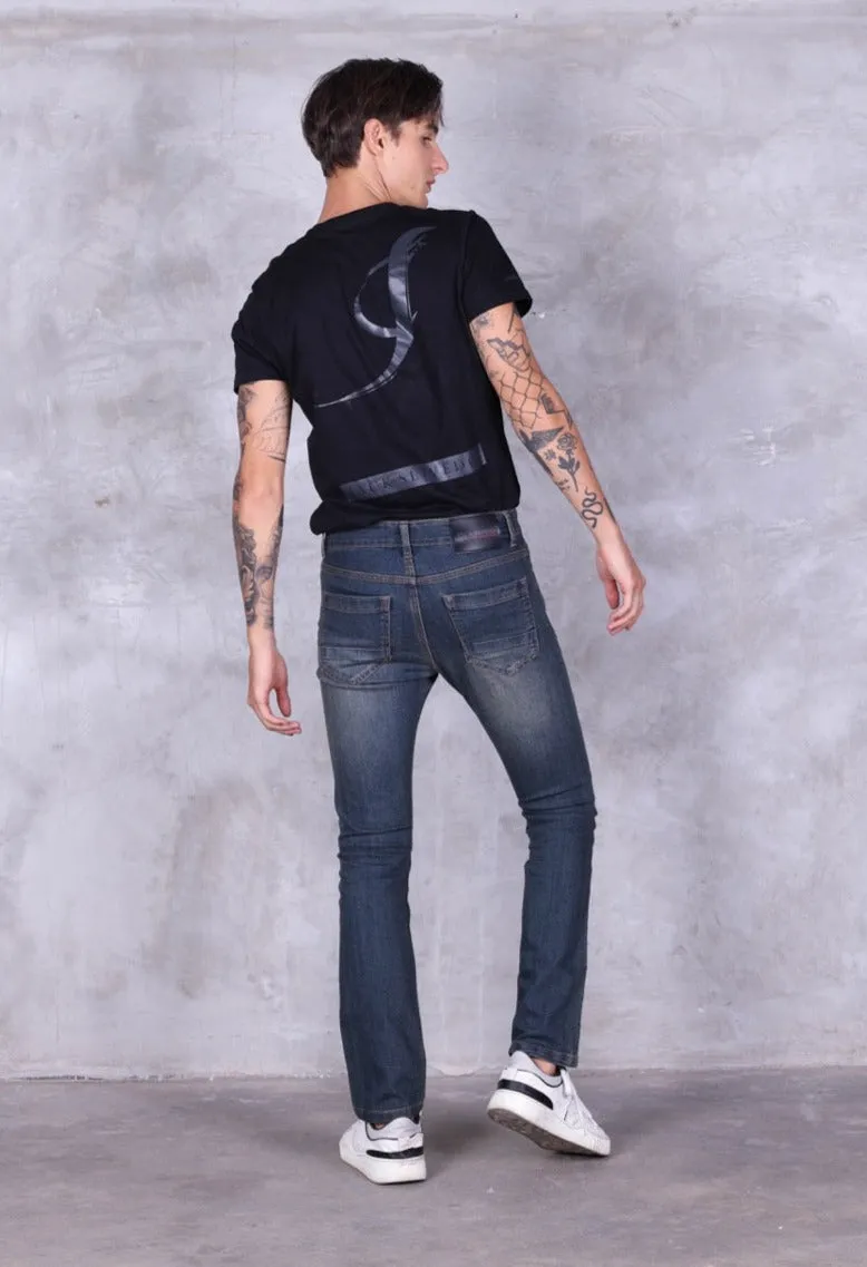 Jack Russel - Men Jeans - Klassik J-1169/2 Slim Fit Dark Blue