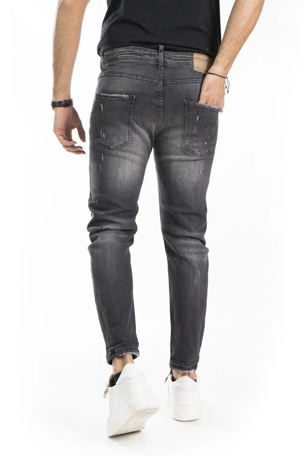 Jeans Uomo Slim Fit Sfumature 5 Tasche Art. Js416