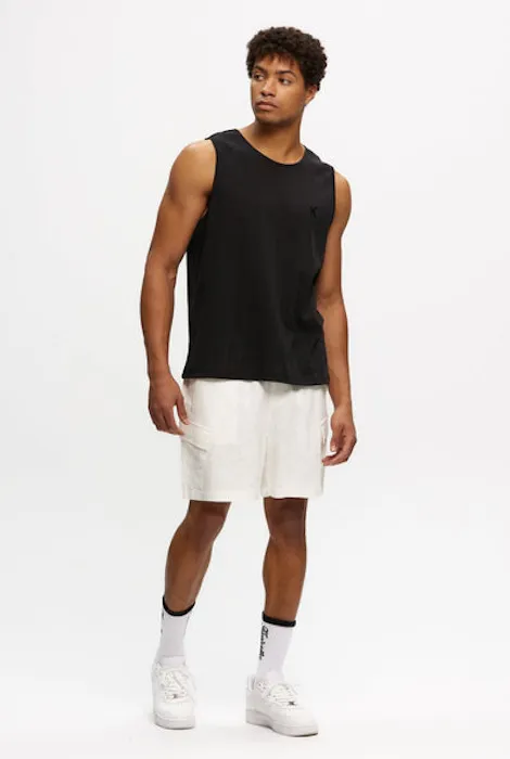 KUWALLA TEE LINEN CARGO SHORT OFF WHITE