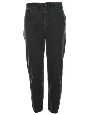 Lee Black Denim Trousers - W30 L27