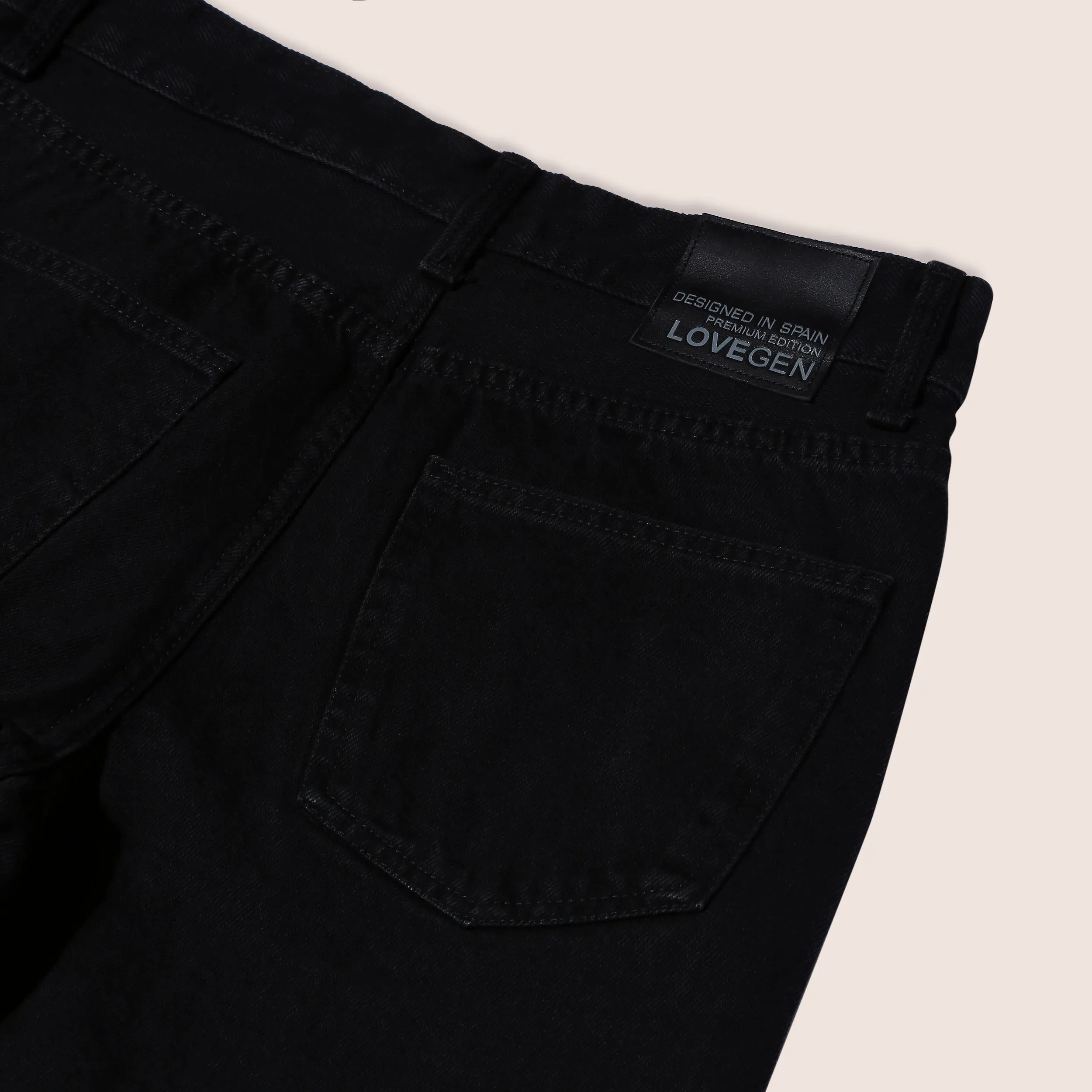 Men's  Black Slim Fit  Denim