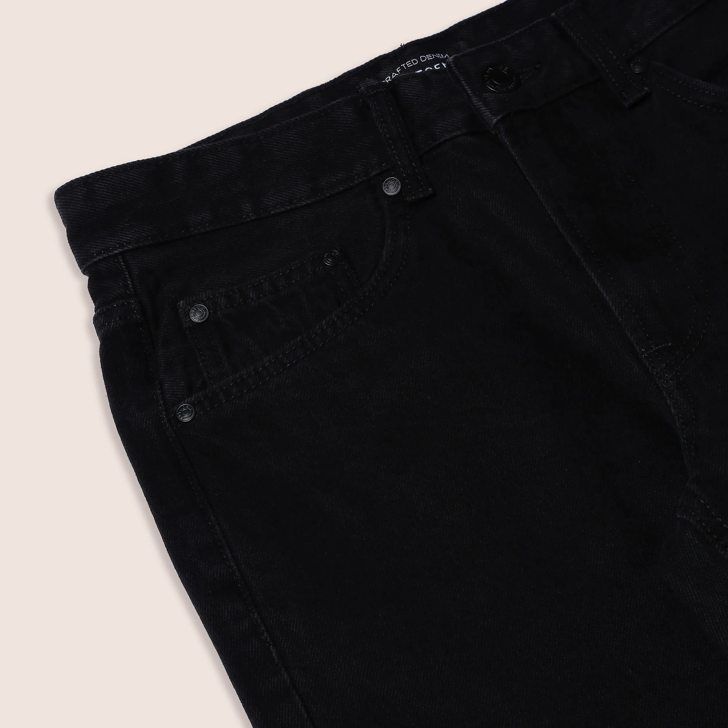 Men's  Black Slim Fit  Denim