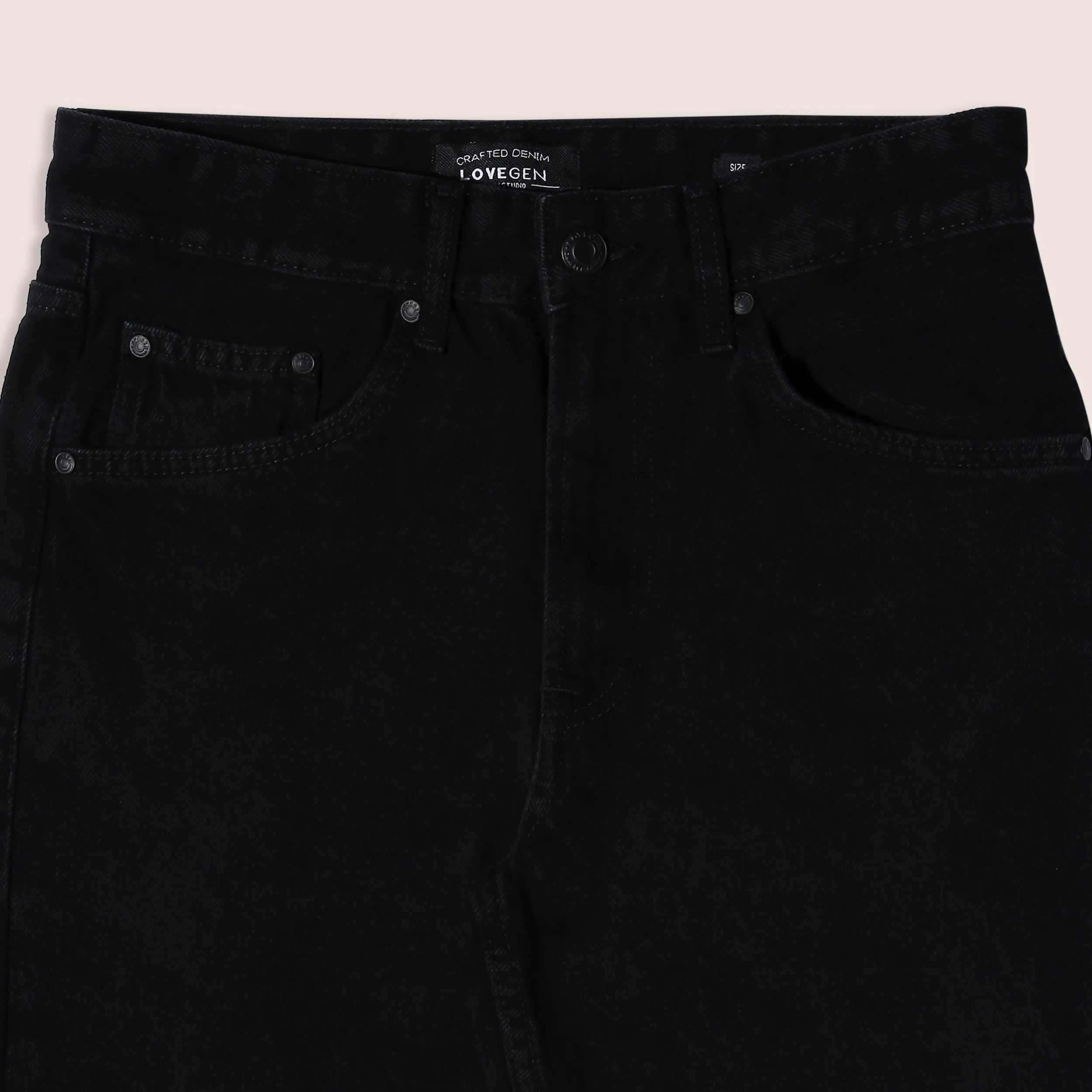 Men's  Black Slim Fit  Denim