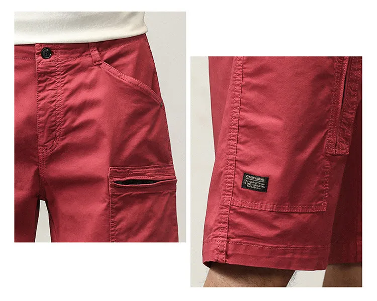 Men's Relaxed Fit Multi Pockets Outdoor Tactical Workwear Cargo Shorts | G3680