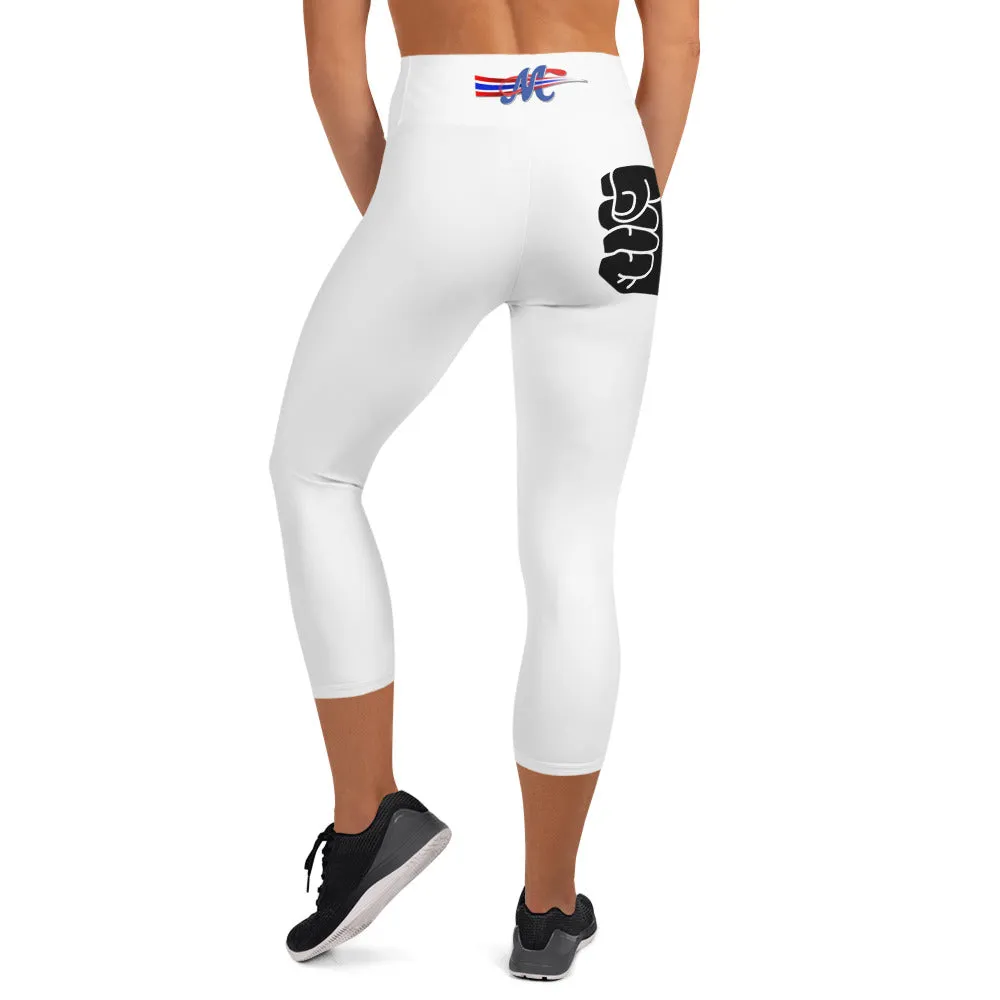 Mongkol Yoga Capri Leggings Fist