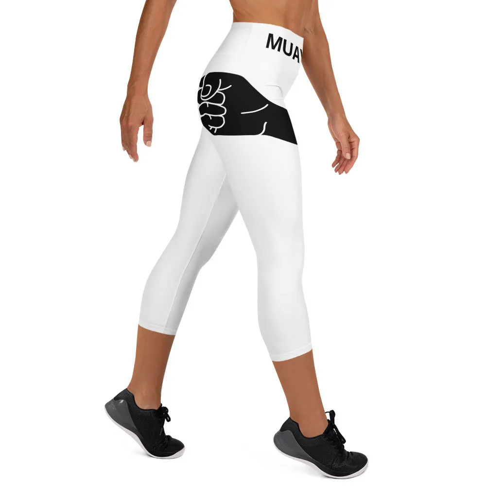 Mongkol Yoga Capri Leggings Fist