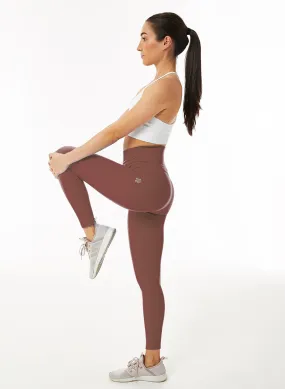 Olivia High Waisted Legging - Chocolate