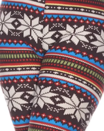 Pack of 3 Printed Leggings | PACK 180 - Brown