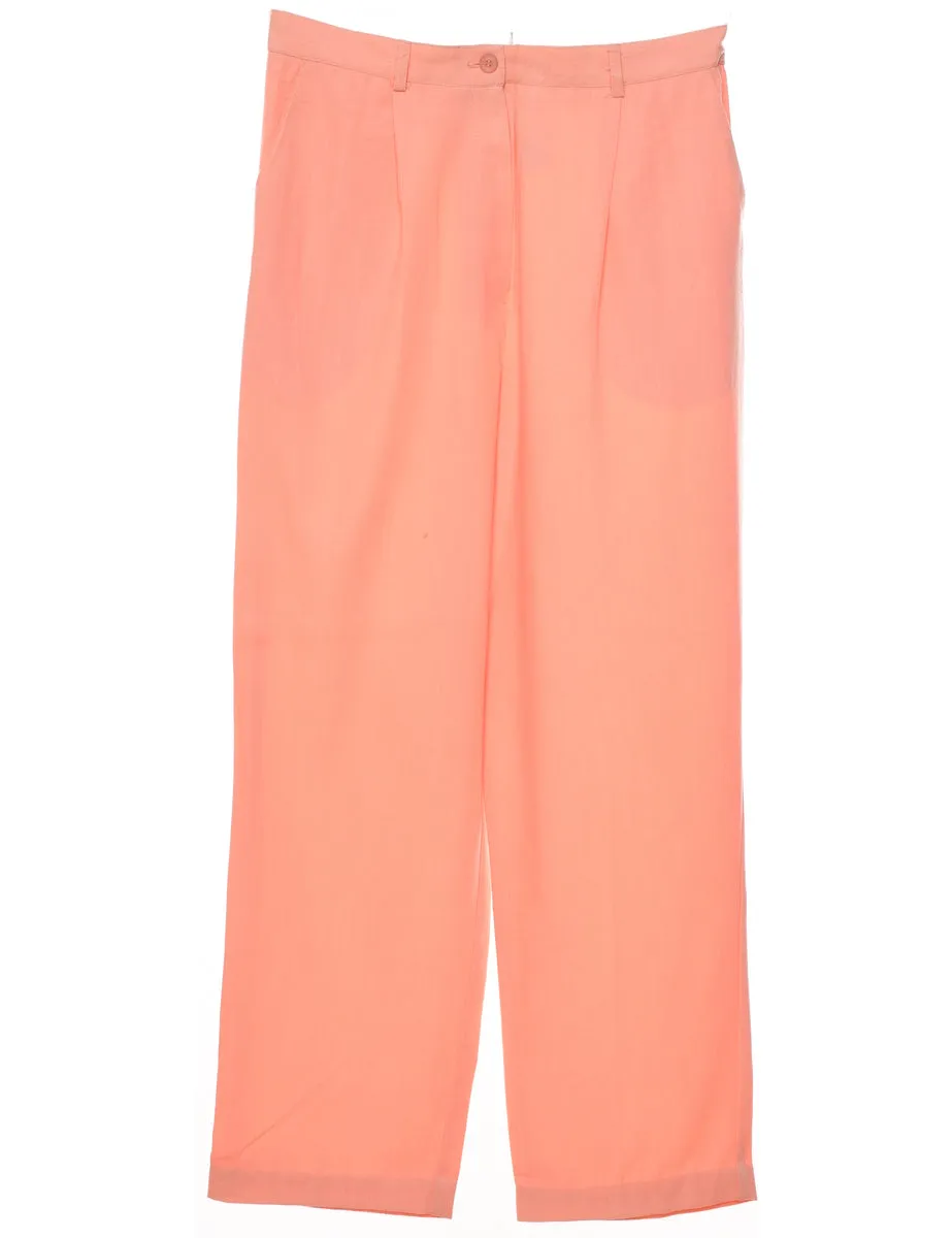 Peach Casual Trousers - W30 L26