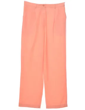 Peach Casual Trousers - W30 L26