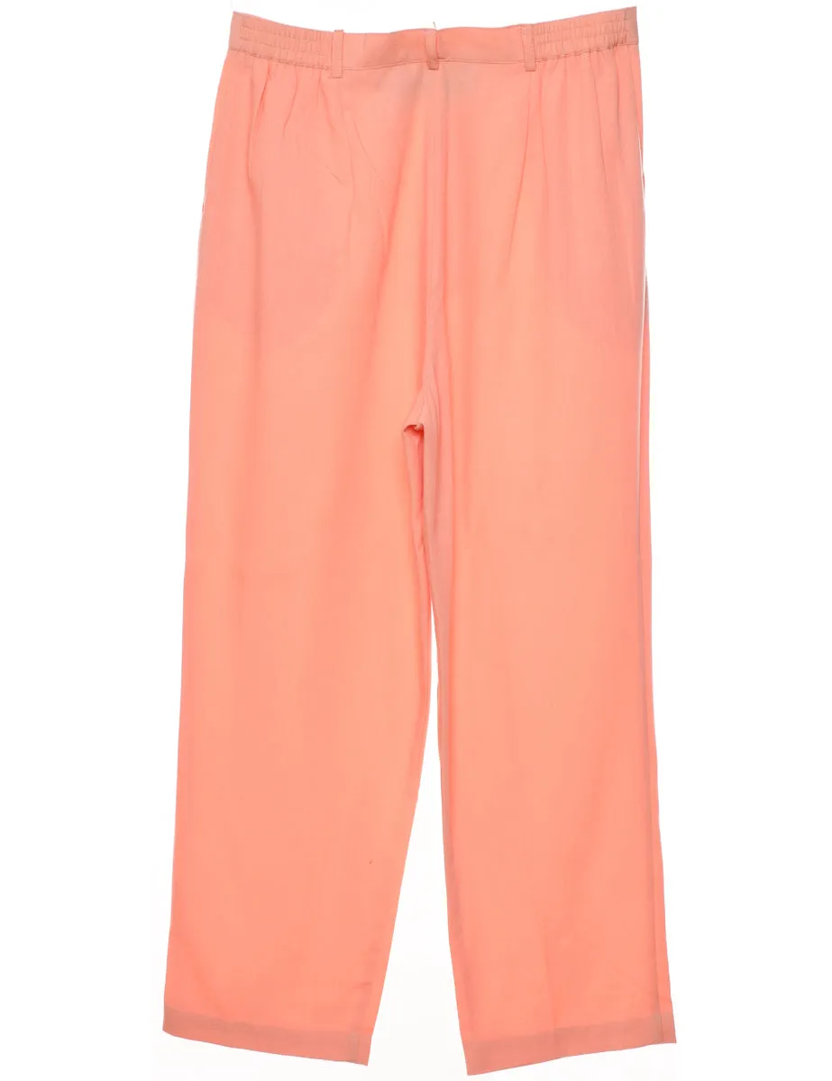 Peach Casual Trousers - W30 L26