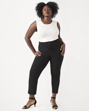 Salerno Cropped Work Pant | Black