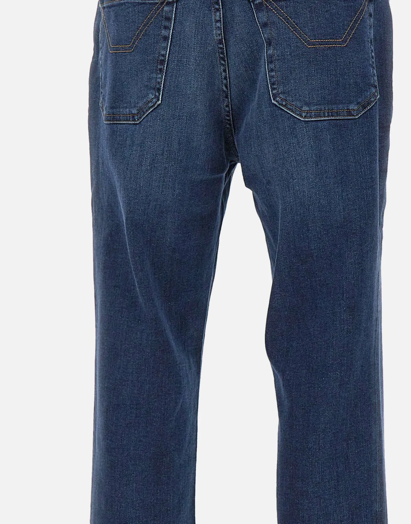 Slim Fit Dark Blue Denim Jeans