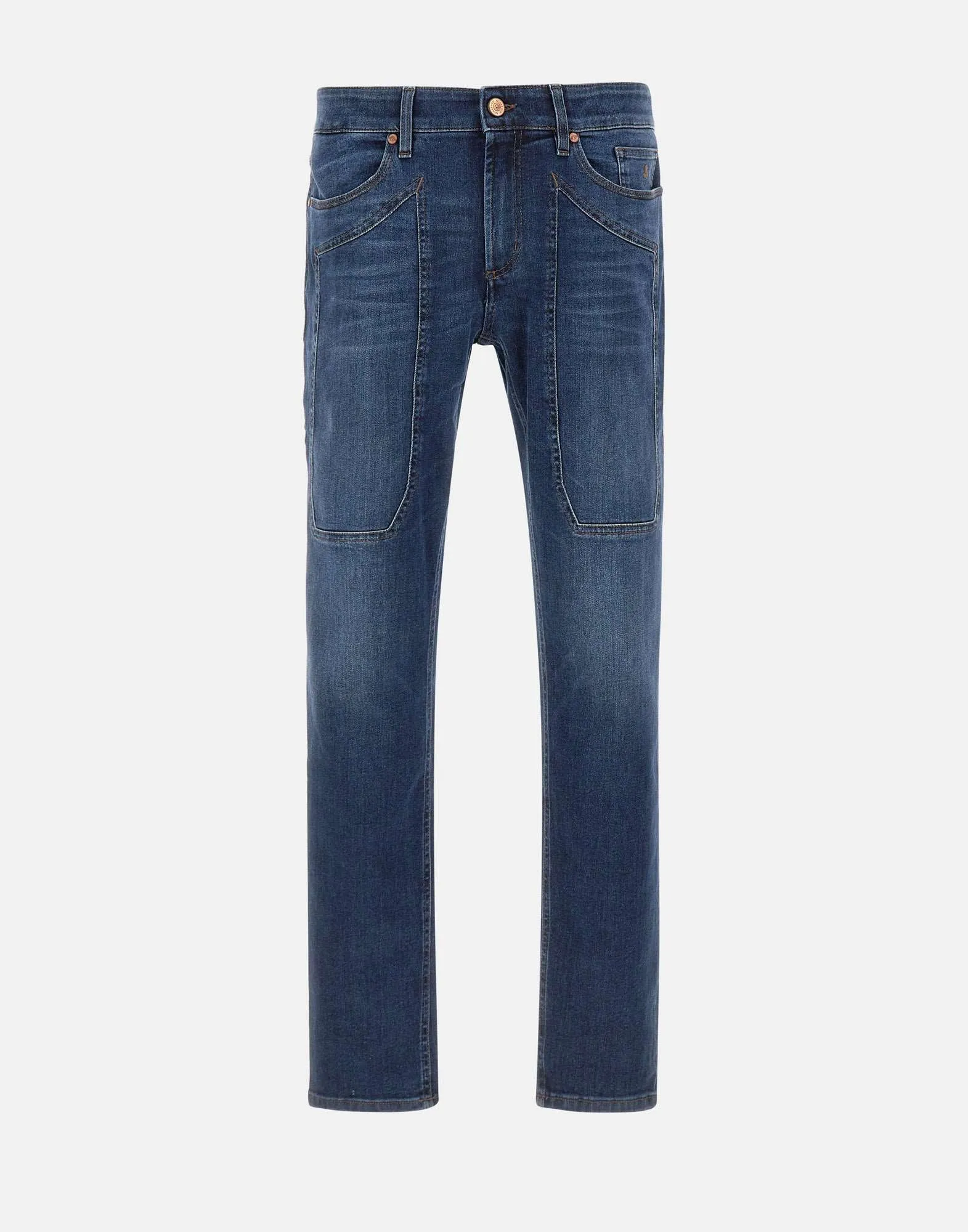 Slim Fit Dark Blue Denim Jeans