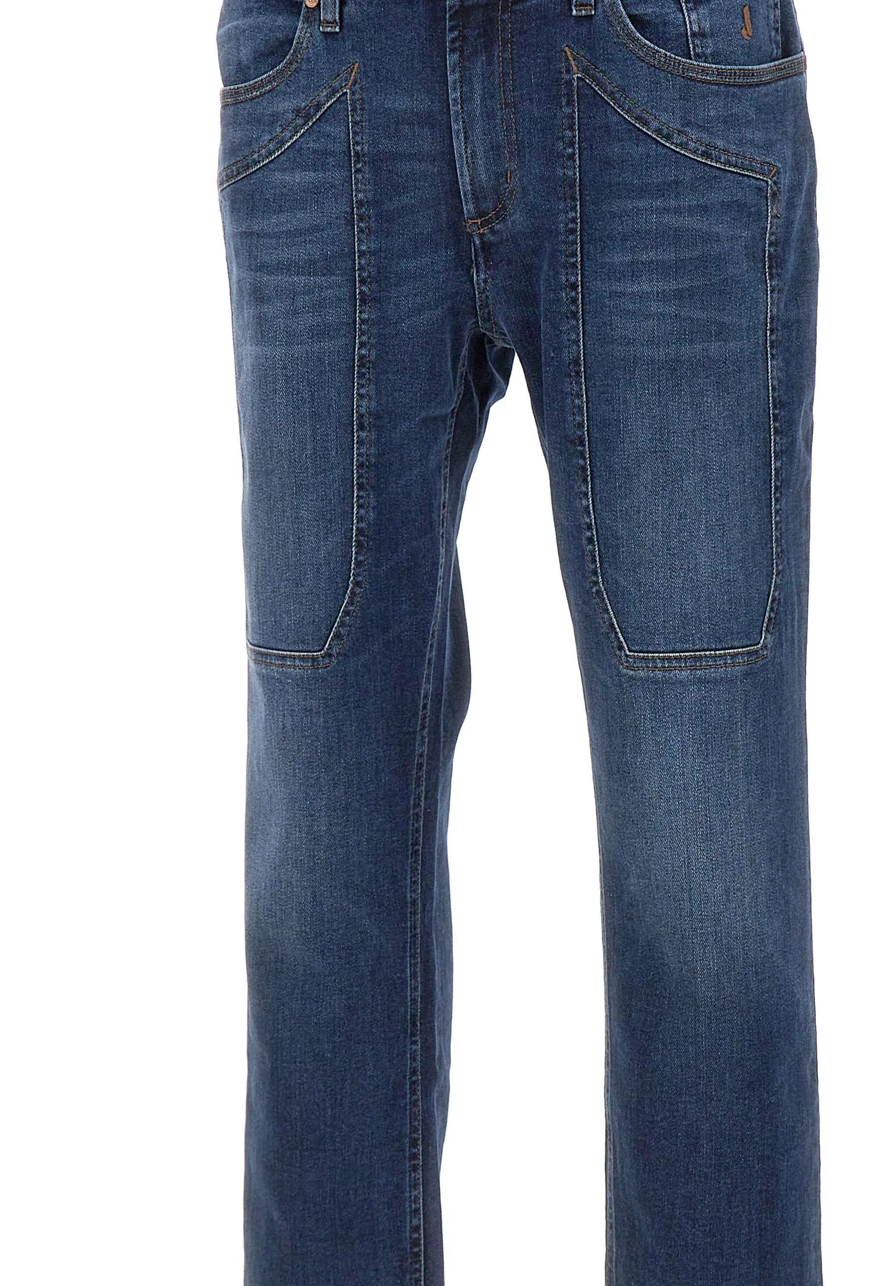 Slim Fit Dark Blue Denim Jeans