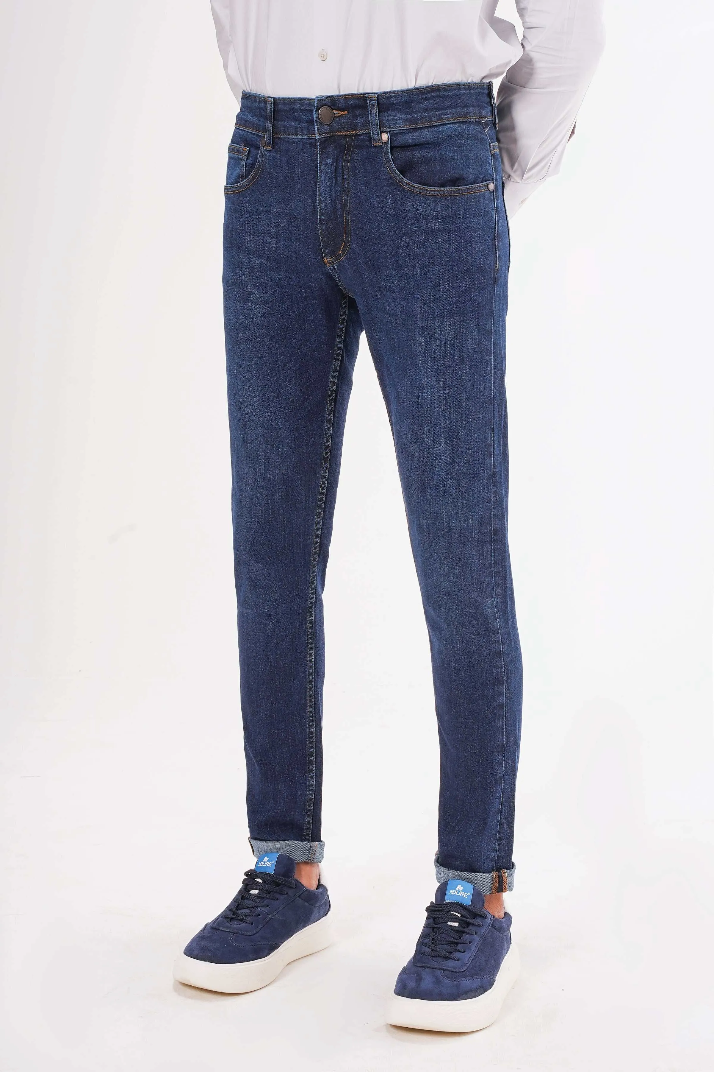 SLIM LEG JEAN DARK BLUE