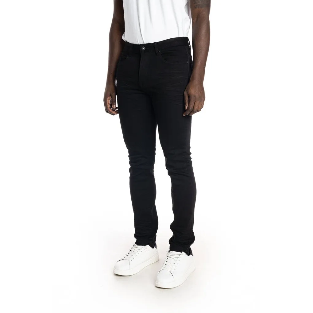 Slim Stone Washed Jeans - Jet Black