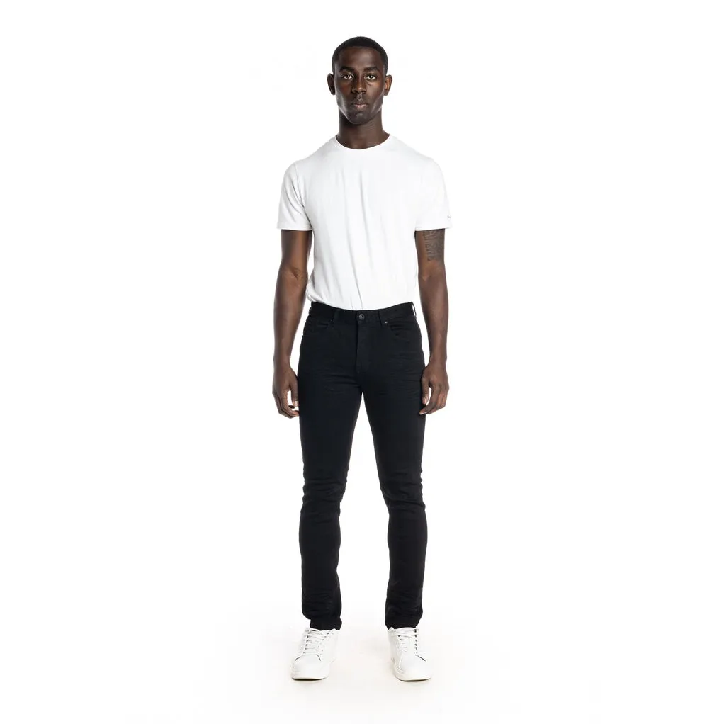 Slim Stone Washed Jeans - Jet Black