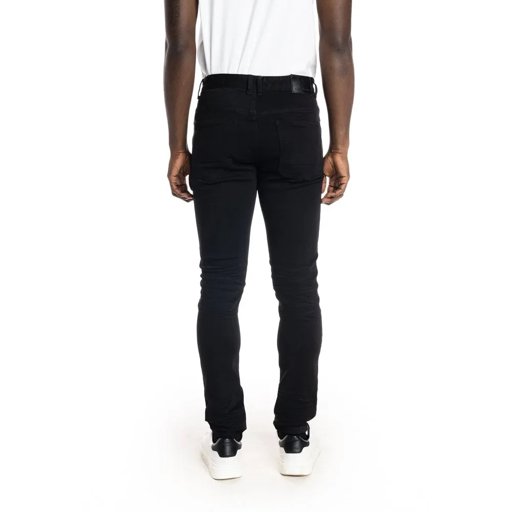 Slim Stone Washed Jeans - Jet Black