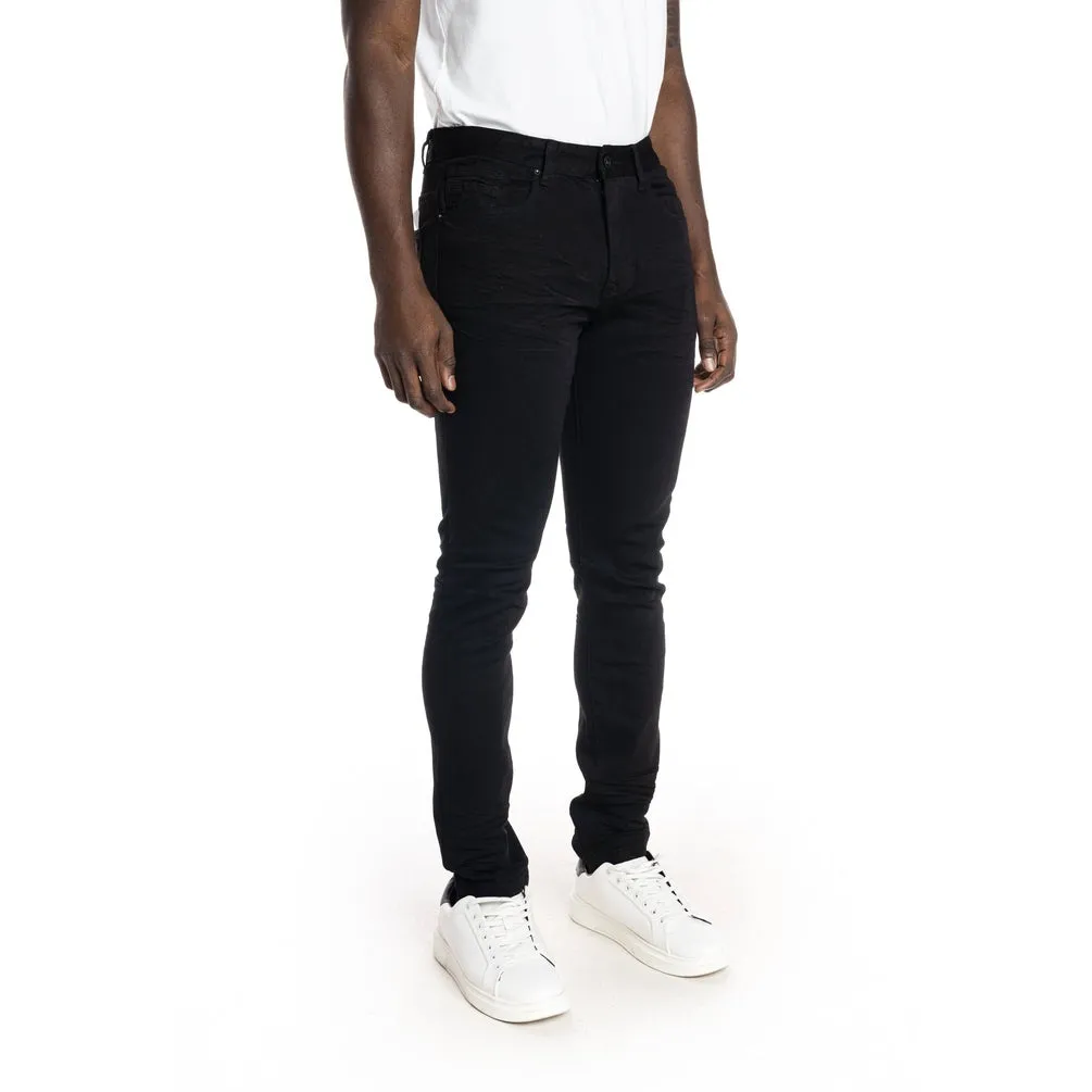 Slim Stone Washed Jeans - Jet Black