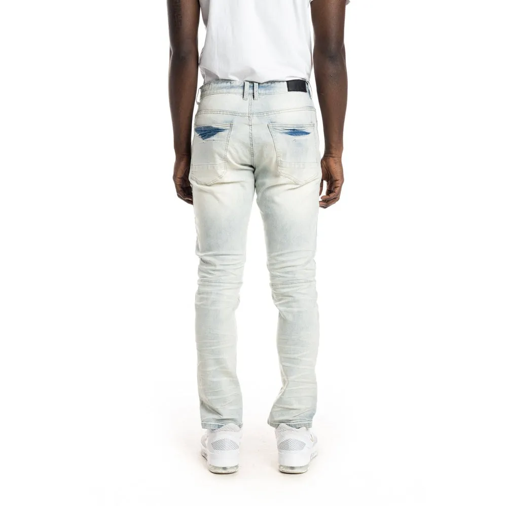 Slim Stone Washed Jeans - Norwich Blue