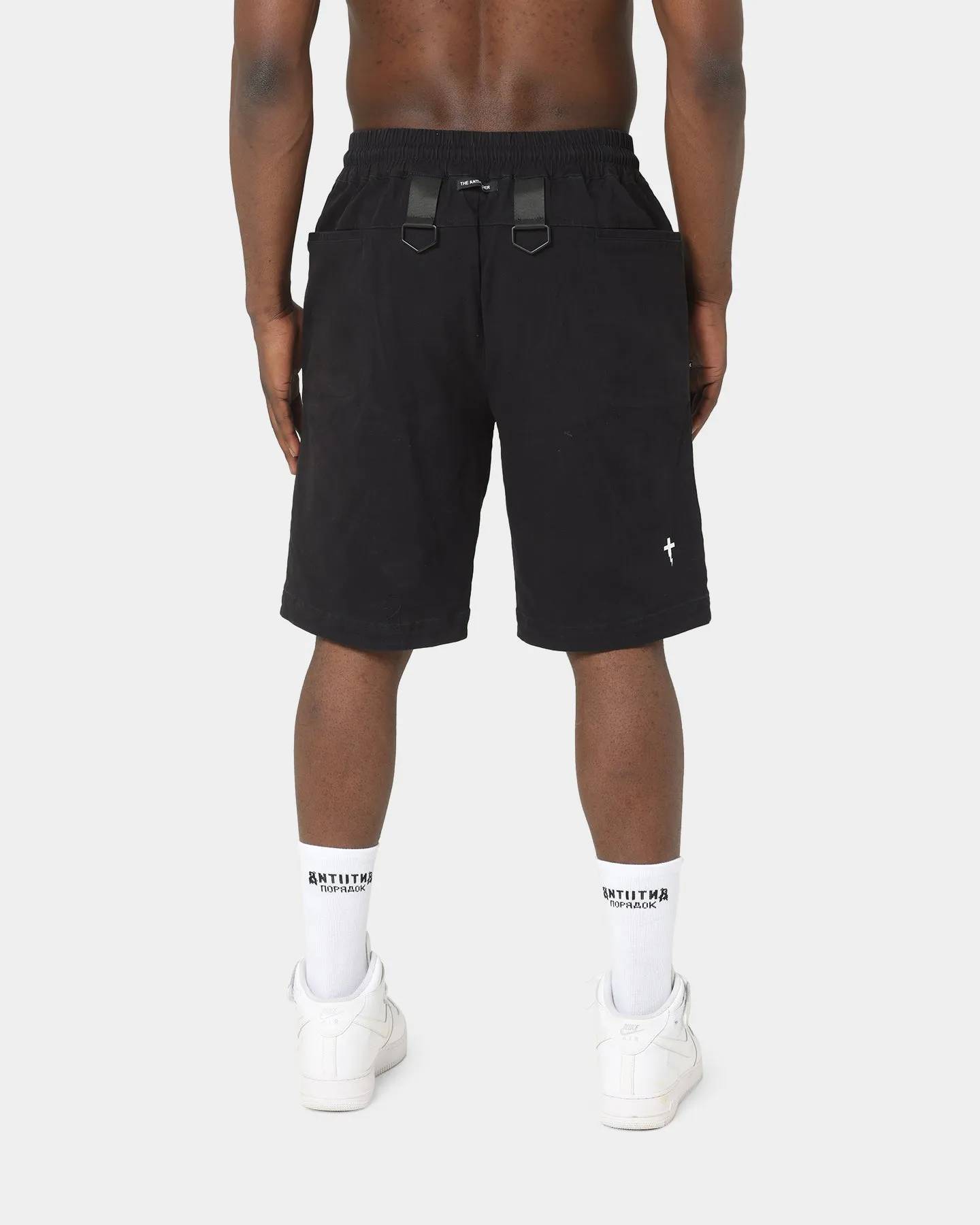 The Anti Order Centurion Cargo Shorts Black